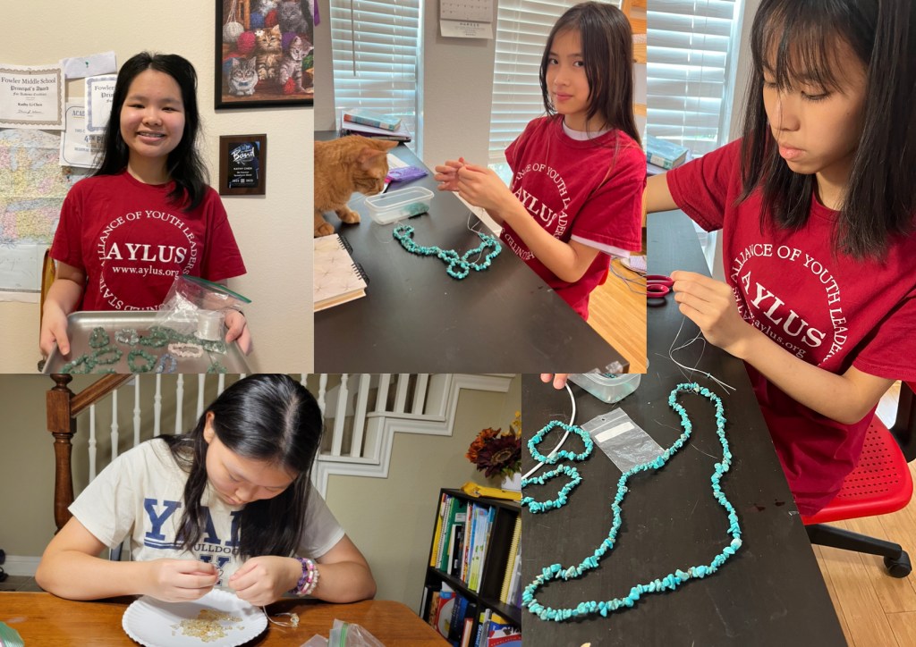 Bracelets Making for TMMTD Flea Market Fundraiser on September 11th&nbsp;2024