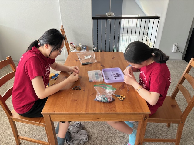 Hosted Gemstone Bracelets Making Session For TMMTD Flea Market on Spetember 13th&nbsp;2024