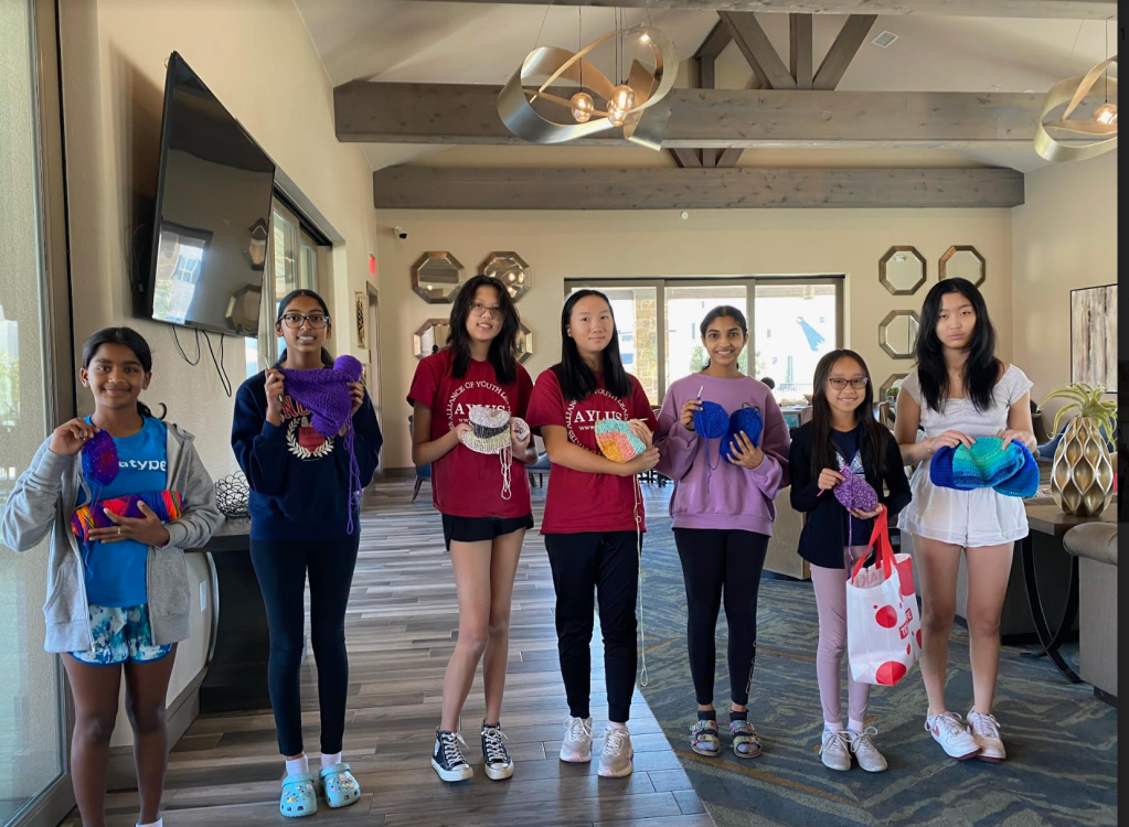 AYLUS Frisco & Plano Branch Crochet Hats For Loops For Love Project on October 20th 2024