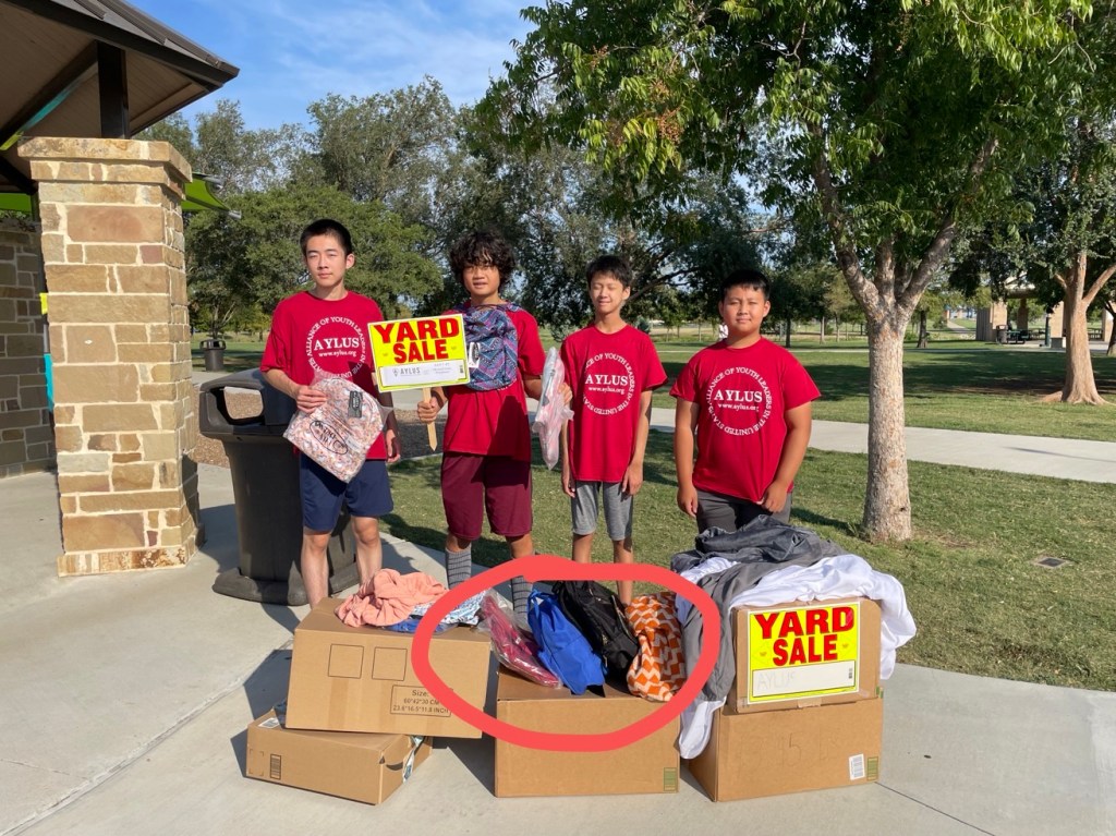 Hosted Garage Sale for Loops for Love Project on August 24th&nbsp;2024