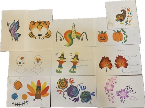 Frisco & Plano Branch Face Painting Preperation for CCCFC Fall Festival on October 24th,&nbsp;2024