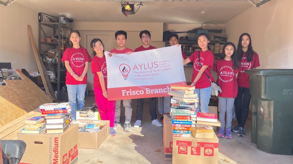 Frisco and Plano Branch members collect thousands of books for “Libraries with Love” on February 11,&nbsp;2023