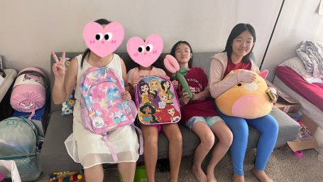 visited a low-income family in the Grapevine on Sept 28&nbsp;2024