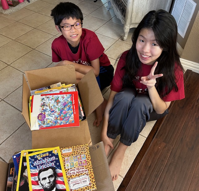 Frisco & Plano Branch Sorted Prek-4 Books for 7th African Library in Kenya on October 27th,&nbsp;2024