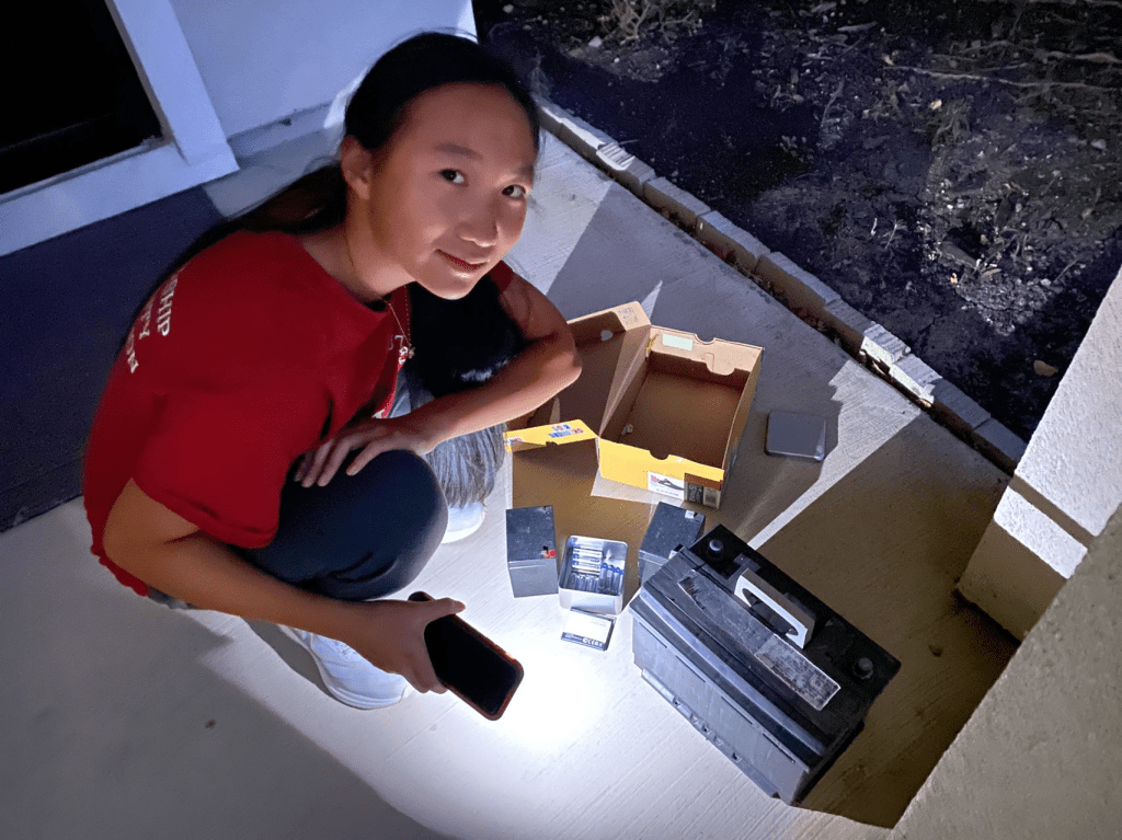 Collected Used Batteries at Local Communties for Recycling on July 16th, 2024