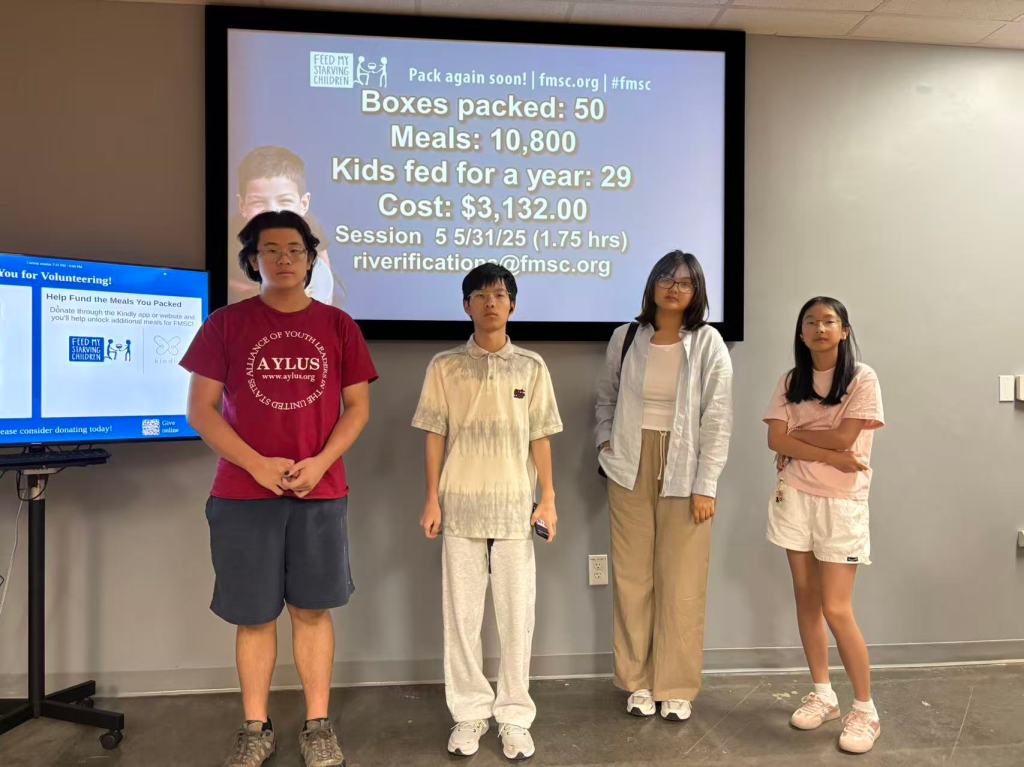 AYLUS Frisco & Plano Branch Volunteering at FMSC event on May 31st, 2025