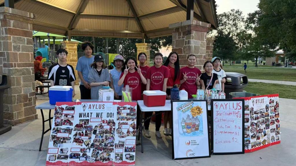 AYLUS Frisco & Plano Branch Volunteering at Russell Creek Park on May 24th, 2025
