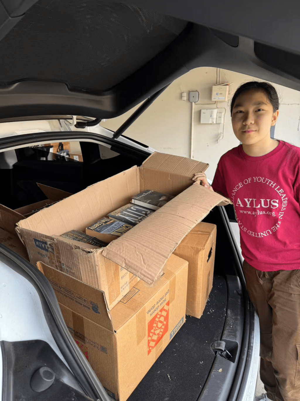 AYLUS Frisco & Plano Branch has coordinated countless volunteers to collect books on April 6th&nbsp;2025