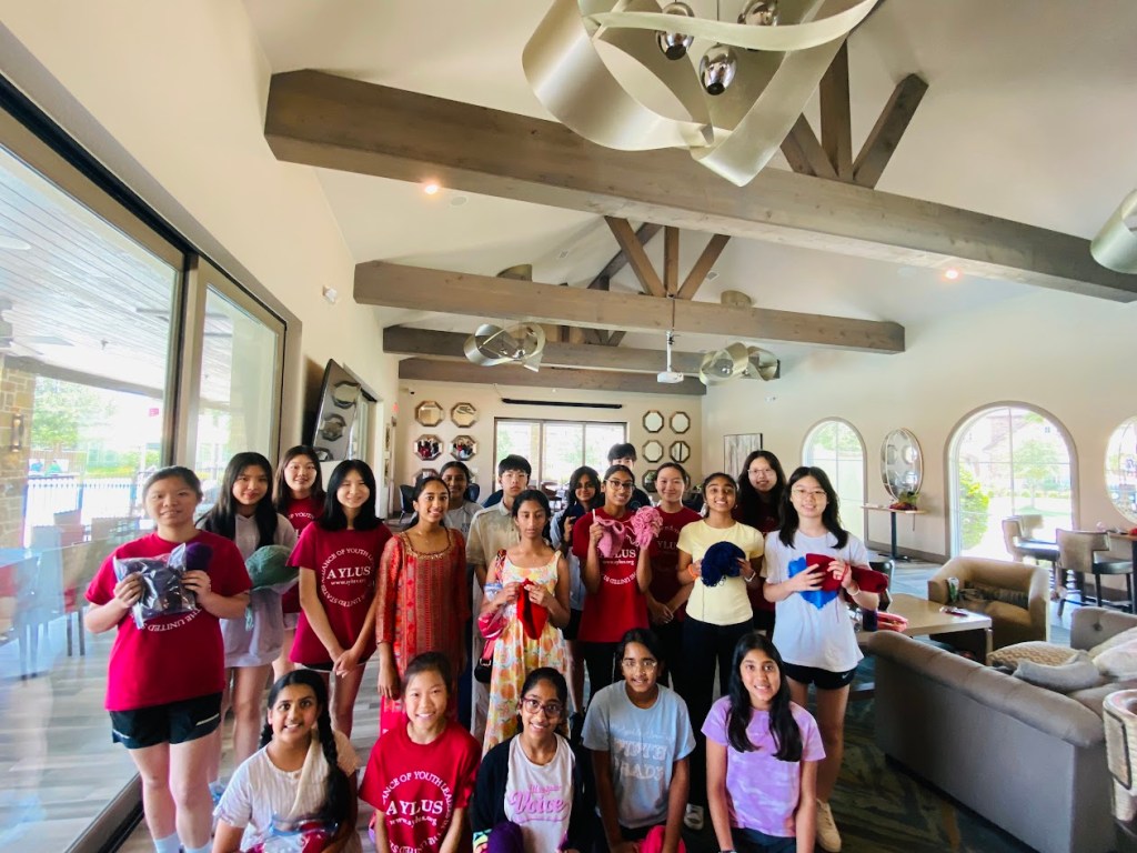 AYLUS Frisco & Plano Branch Crochet Hats For Loops For Love Project on June 8 2025