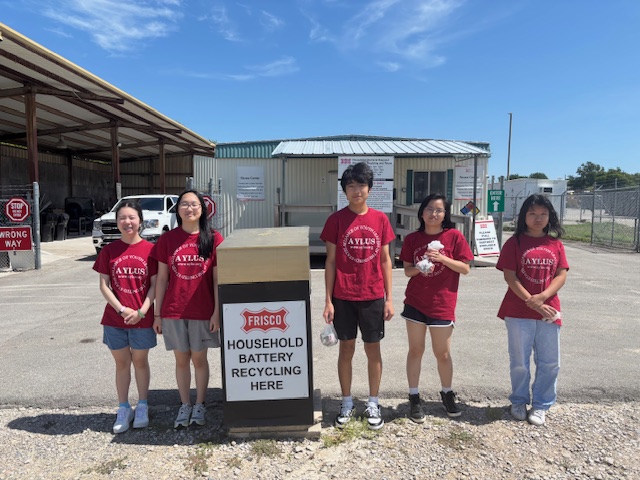 AYLUS Frisco Plano Branch Hosted Used Battery Recycling Event on July 19, 2025