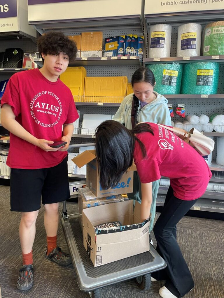 AYLUS Frisco-Plano Ship Books for Africa Library project October 25&nbsp;2025