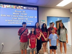 AYLUS Frisco & Plano Branch Volunteering at FMSC on August 16th,&nbsp;2025